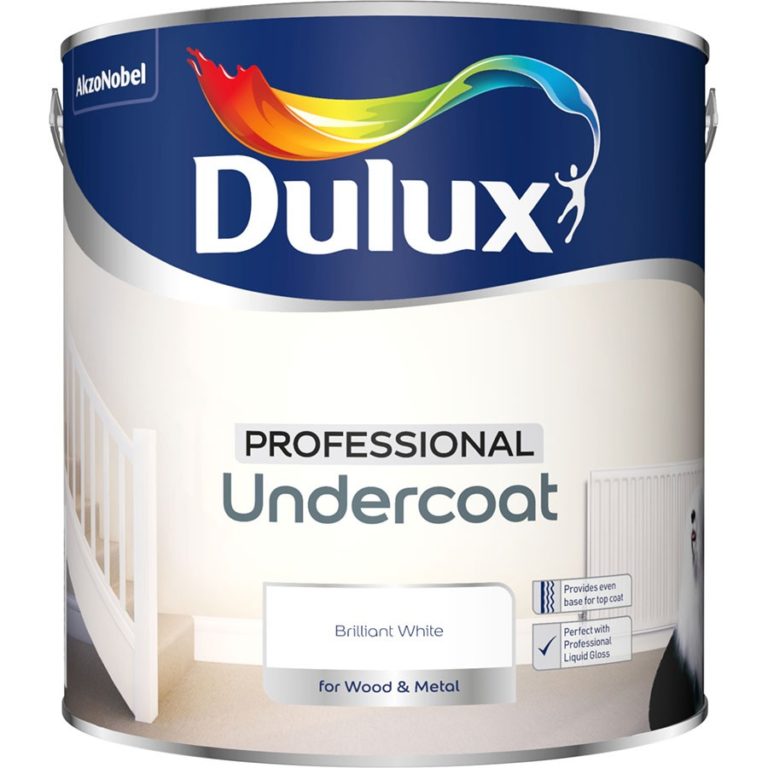 Dulux Undercoat White 2.5 Litre Undercoat Interior Undercoat