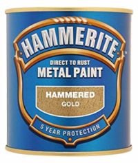Hammerite Direct to Rust Metal Paint in Hammered Gold